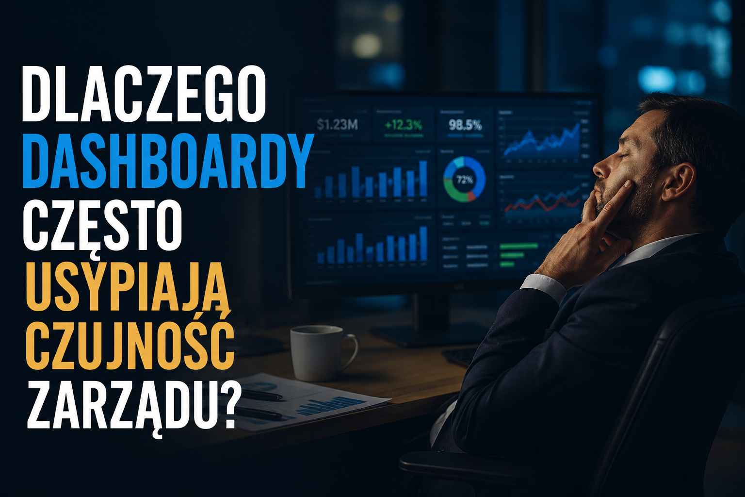 Dlaczego dashboardy często usypiają czujność Zarządu?