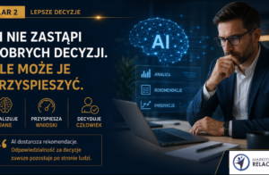 AI nie zastąpi dobrych decyzji – ale może je przyspieszyć.