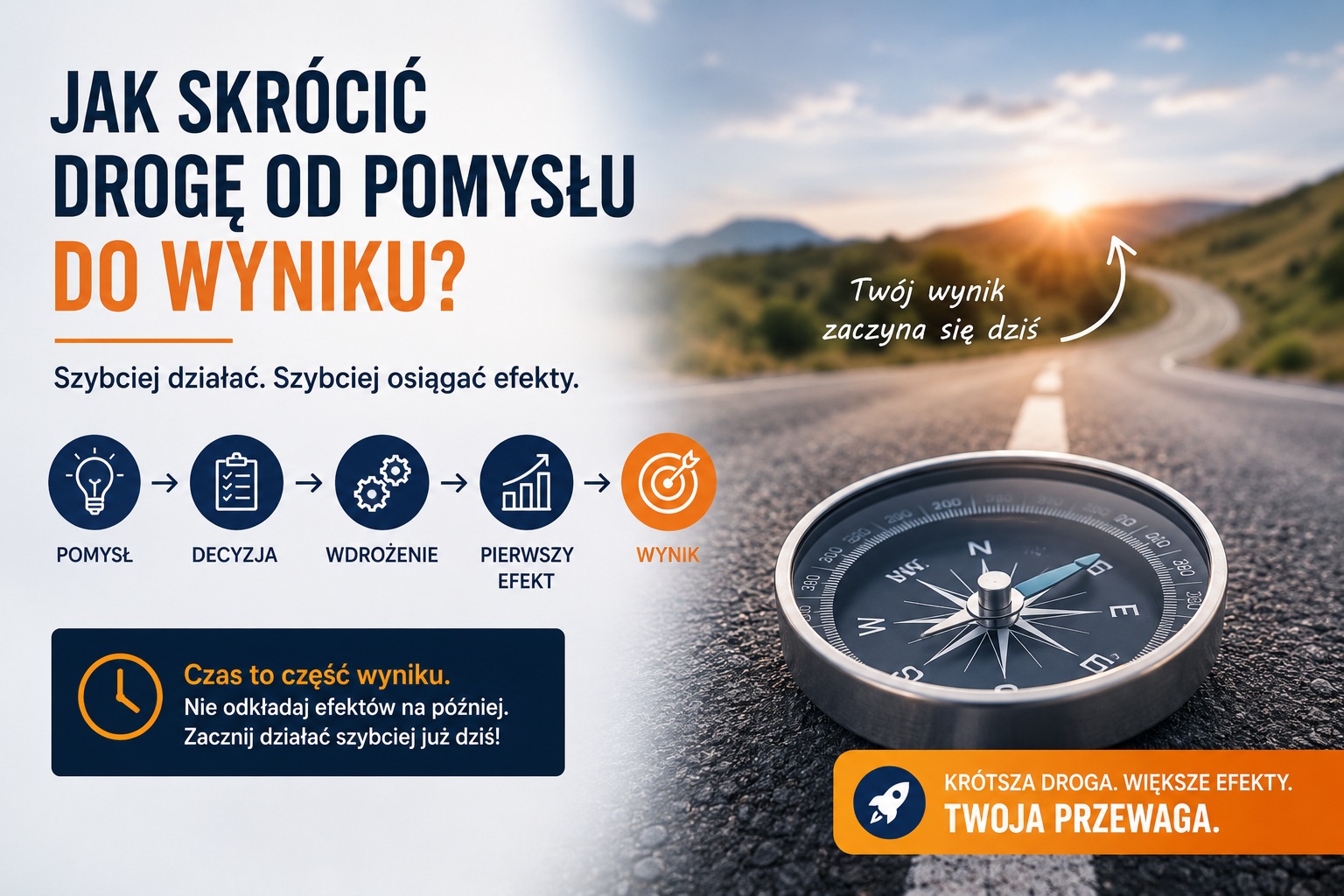 Jak skrócić drogę od pomysłu do wyniku?